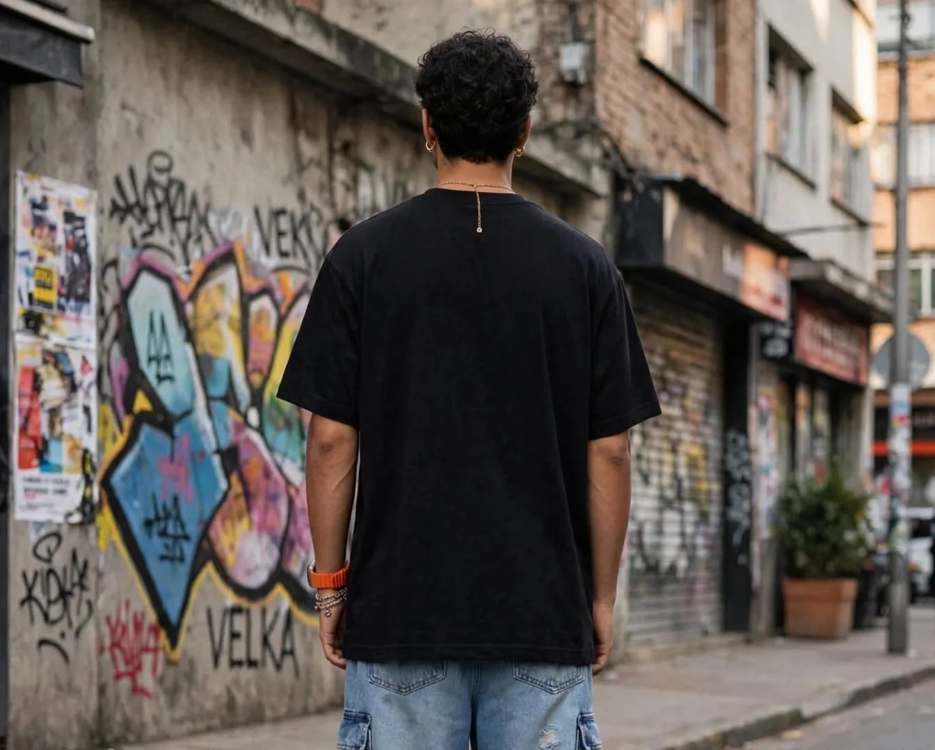 Camiseta Oversize Adidas Hombre